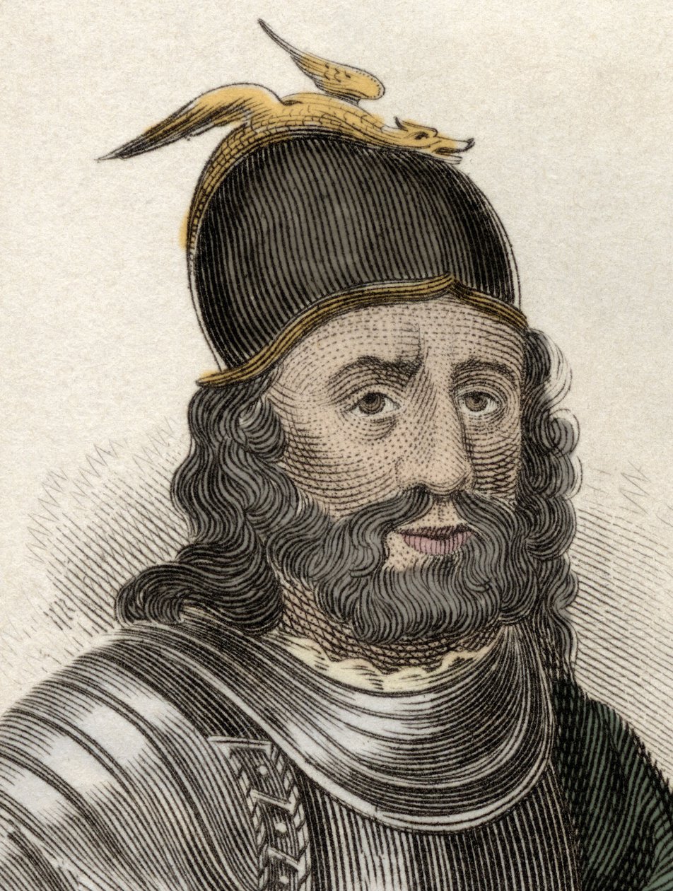 Portrét sira Williama Wallace (Braveheart) (asi 1270-1305), skotského rytíře. Rytina 19. století. od Unknown artist