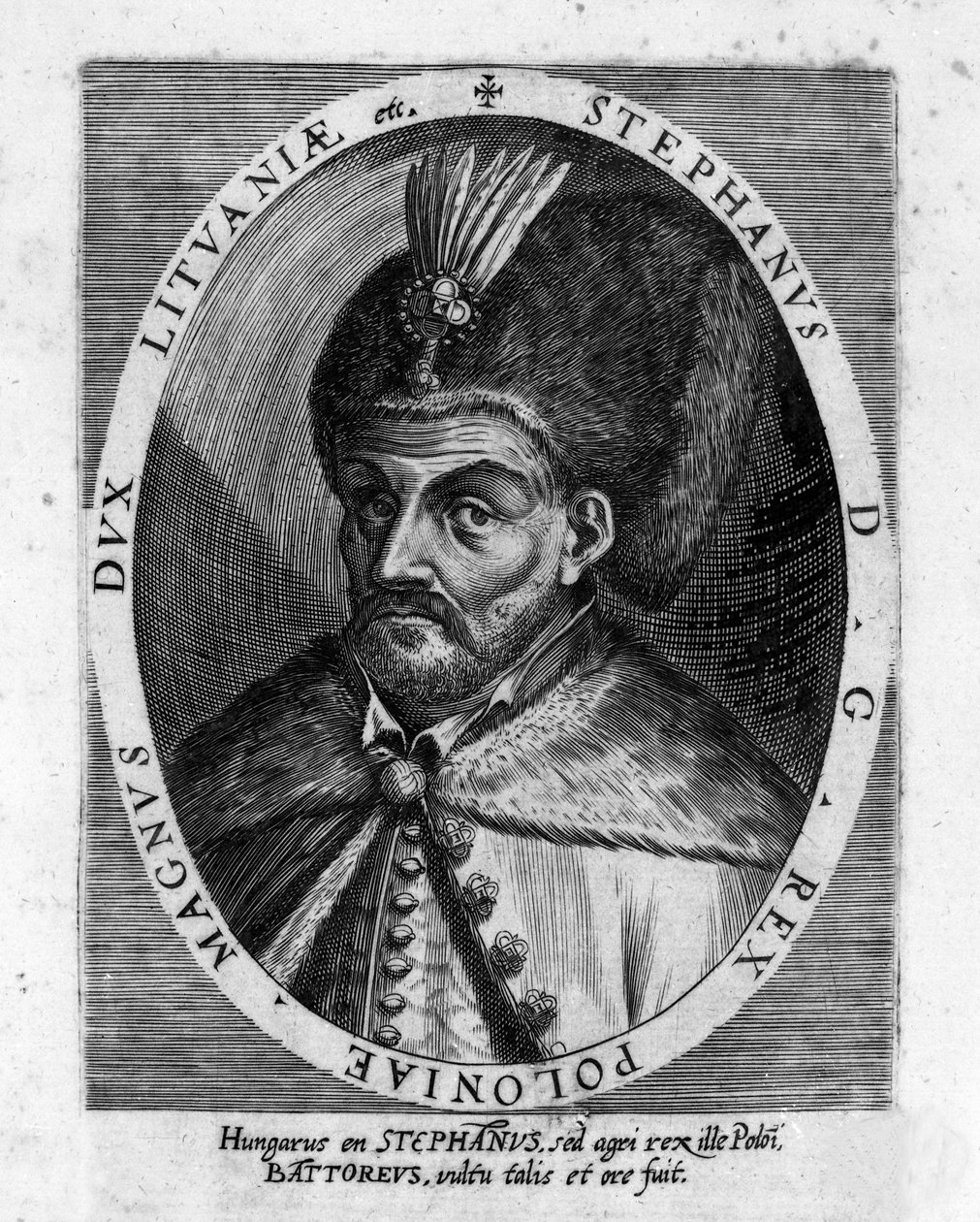 Portrét Štěpána I. Báthoryho (1533-1586), sedmihradského prince a polského krále. od Unknown artist