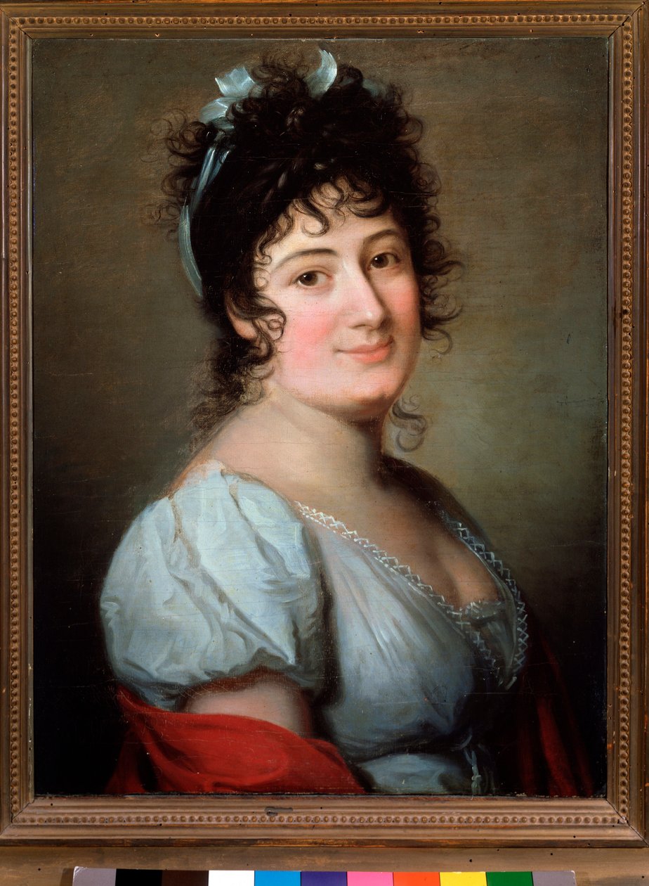 Portrét Teresy Bertinotti Radicati (1776-1854) italské zpěvačky Anonymní malba. 19. století. Bologna, občanské bibliografické muzeum od Unknown artist