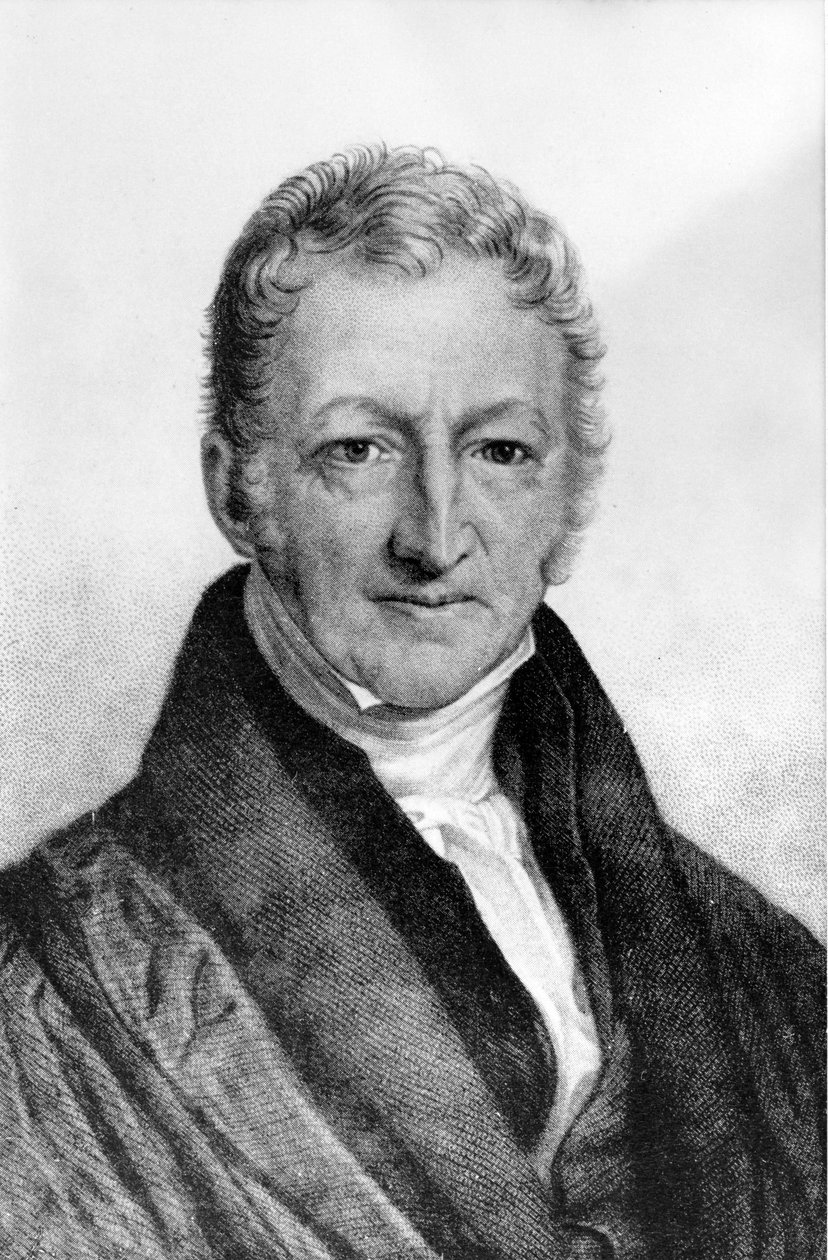 Portrét Thomase Roberta Malthuse (1766 - 1834), britského ekonoma. od Unknown artist