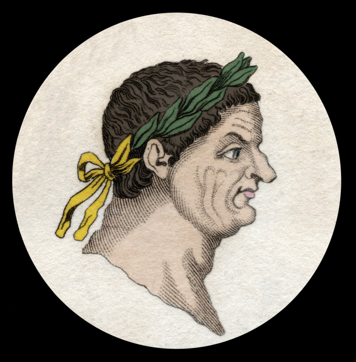 Portrét Tita Flavia Vespasiana (Vespasianus, 9-79), římského císaře. od Unknown artist