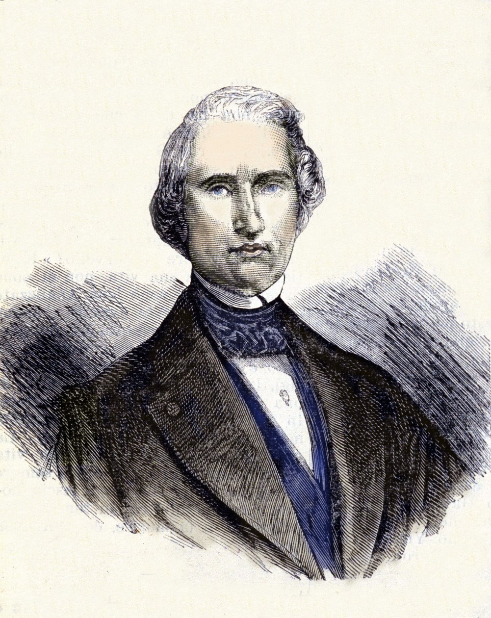 Portrét Urbaina Jean Joseph Le Verrier nebo (Leverrier), francouzský matematik a astronom (1811-1877). Je prvním pozorovatelem planety Neptun. od Unknown artist