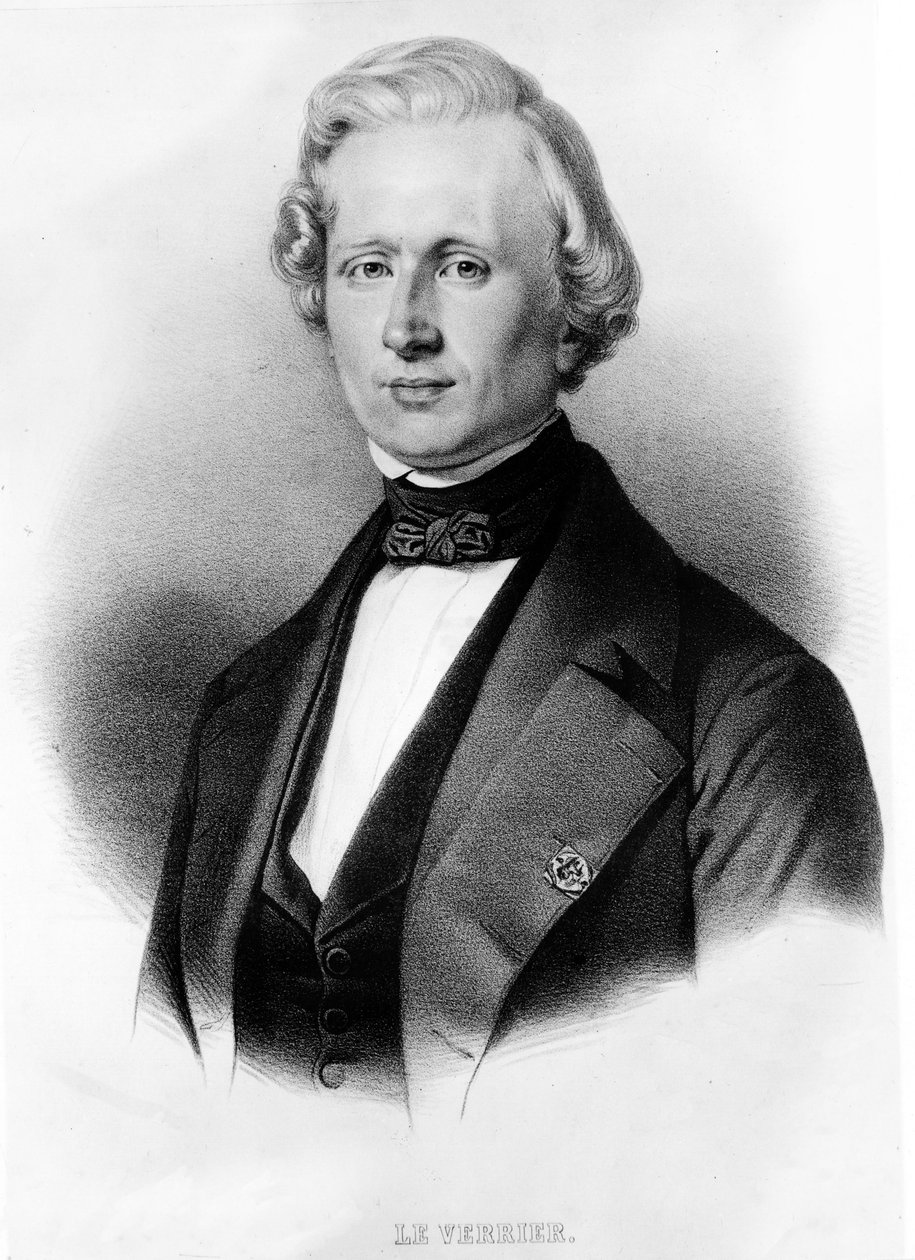 Portrét Urbana Le Verriera (1811-1877) od Unknown artist