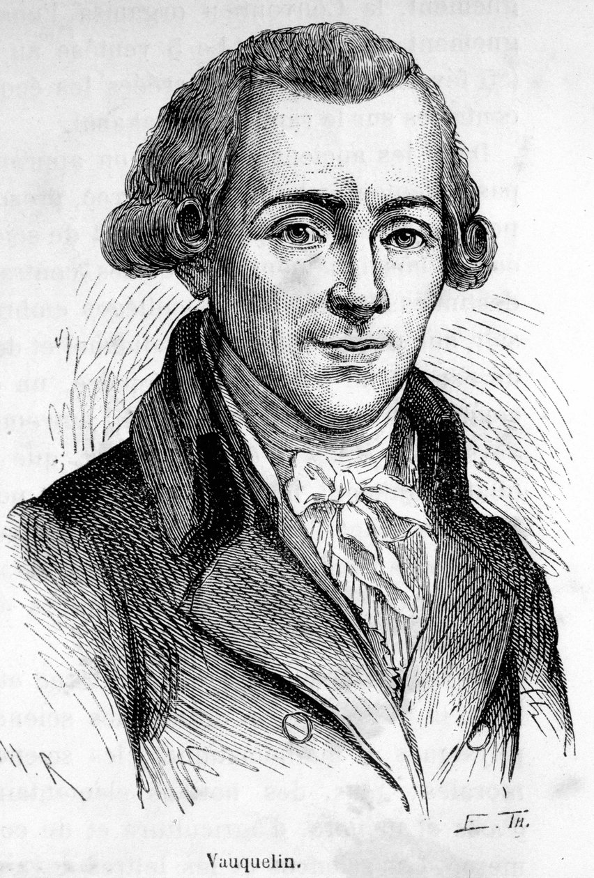 Portrét Vauquelina, francouzského chemika (1763-1829). od Unknown artist
