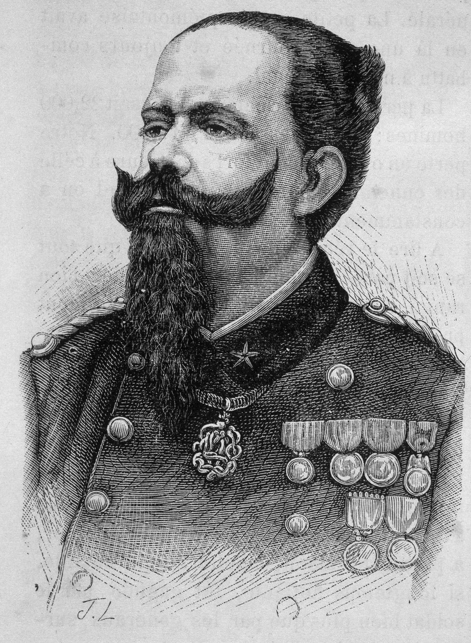 Portrét Viktora Emmanuela II (Vittorio Emanuele) (1820-1878). od Unknown artist