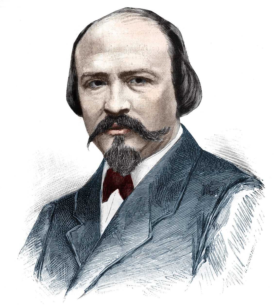 Portrét Victora Masse (1822-1884), francouzského skladatele. od Unknown artist
