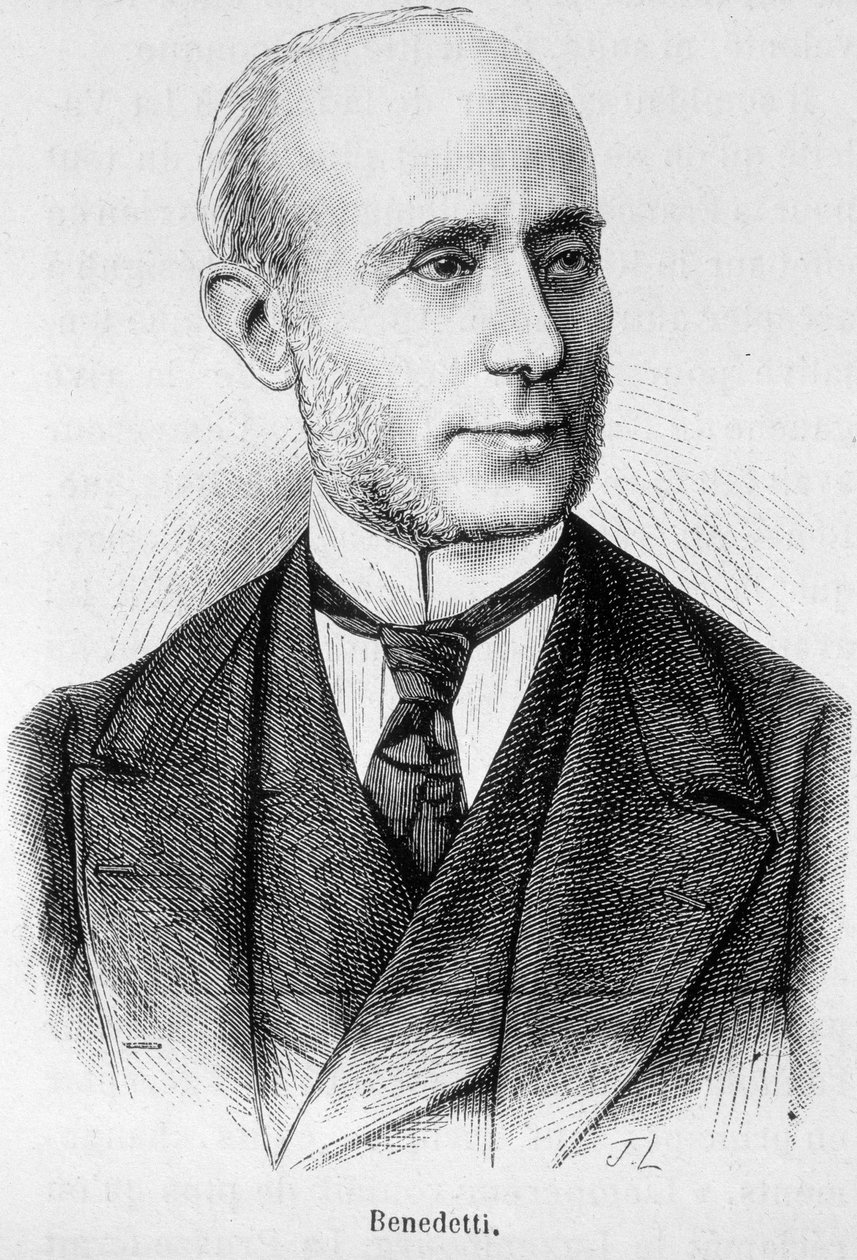 Portrét Vincenta Benedettiho, francouzského diplomata (1817 - 1900) od Unknown artist