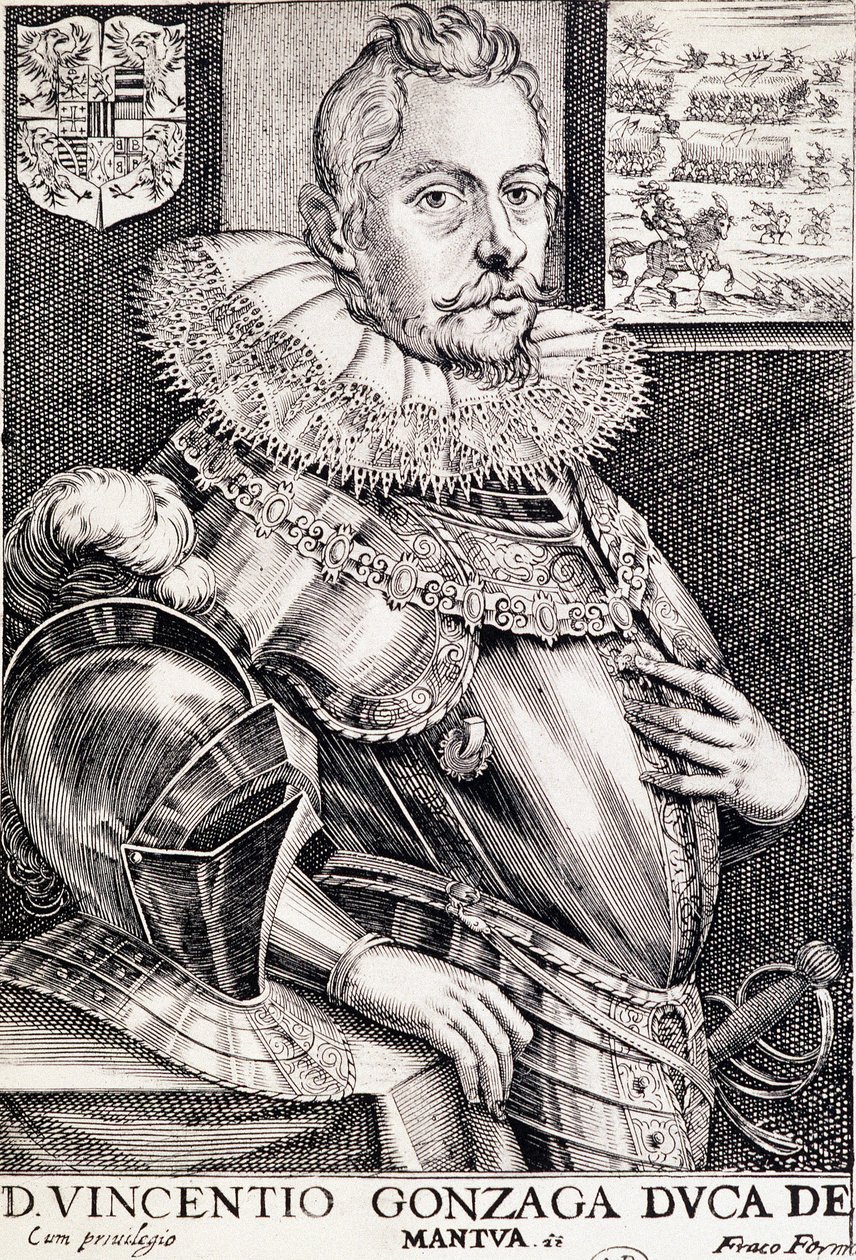 Portrét Vincenta Gonzaguea, vévody z Mantovy od Unknown artist