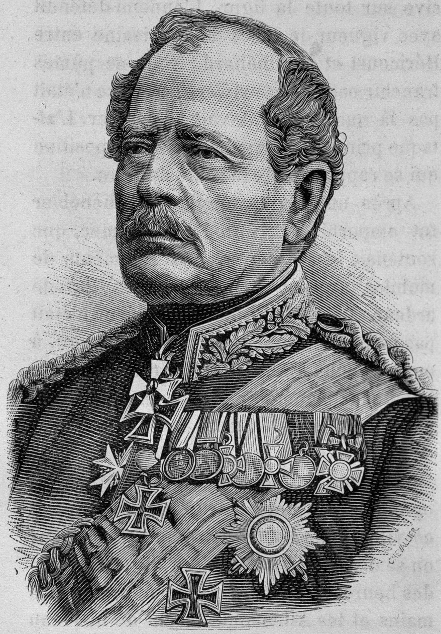 Portrét Werdera. 19. století rytina. od Unknown artist