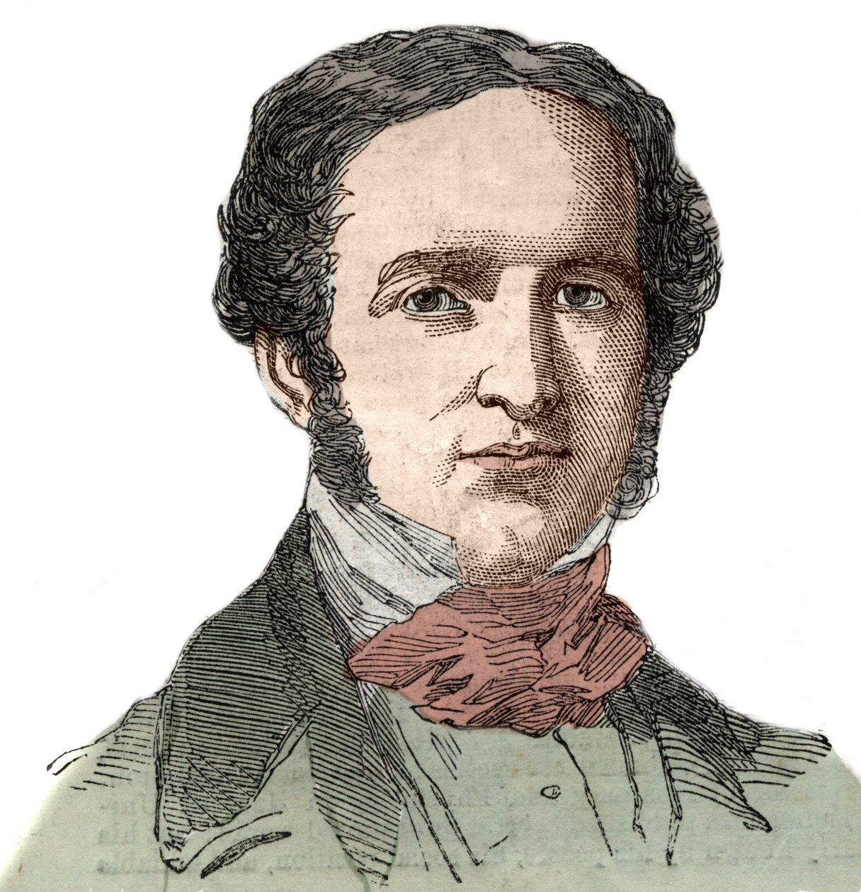 Portrét Williama Hicklinga Prescotta (1796-1859), amerického historika. od Unknown artist