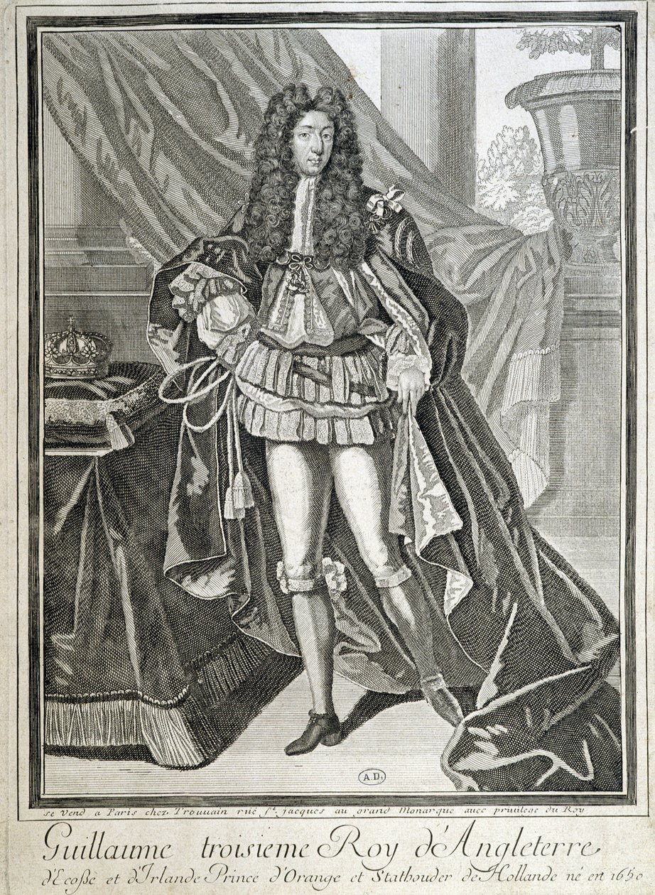 Portrét Viléma III., anglického krále, prince Oranžského od Unknown artist