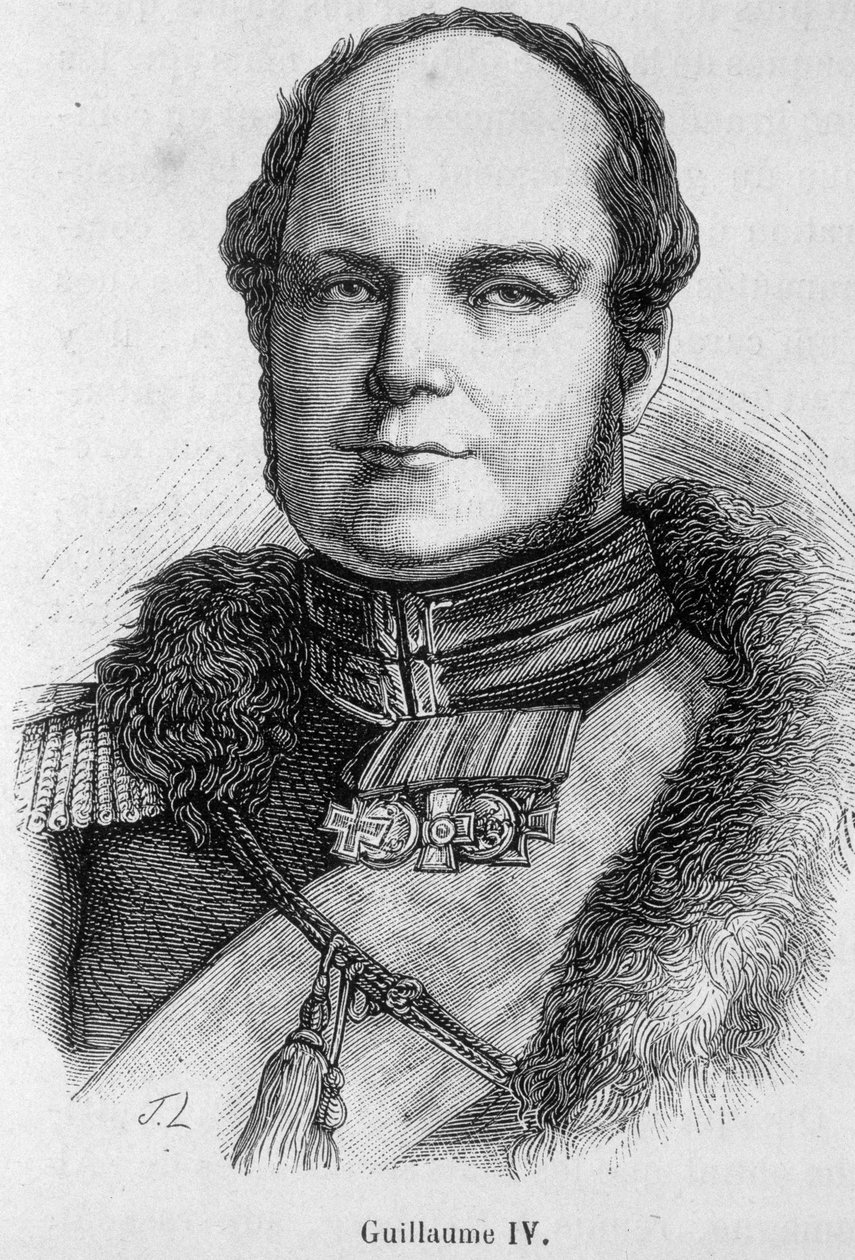 Portrét Viléma IV. (1765 - 1837), krále Anglie a Irska od Unknown artist
