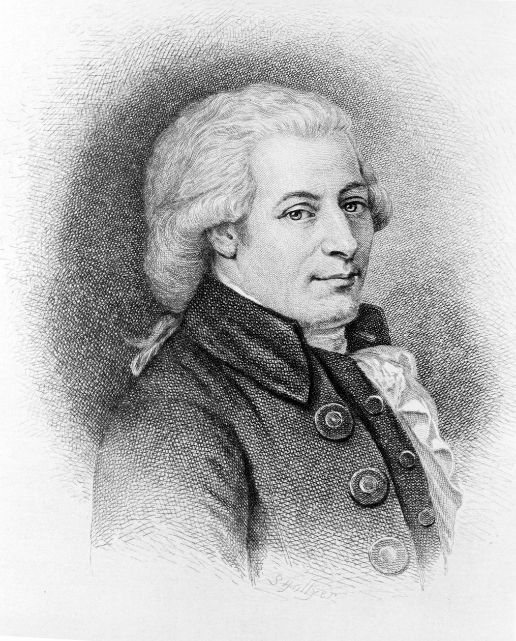 Portrét Wolfganga Amadea Mozarta (1756 - 1791). od Unknown artist