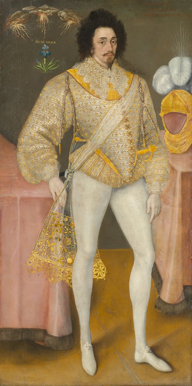 Portrét muže, možná Sir Edward Stafford (1552-1605), cca 1590 (olej na plátně) od Unknown artist