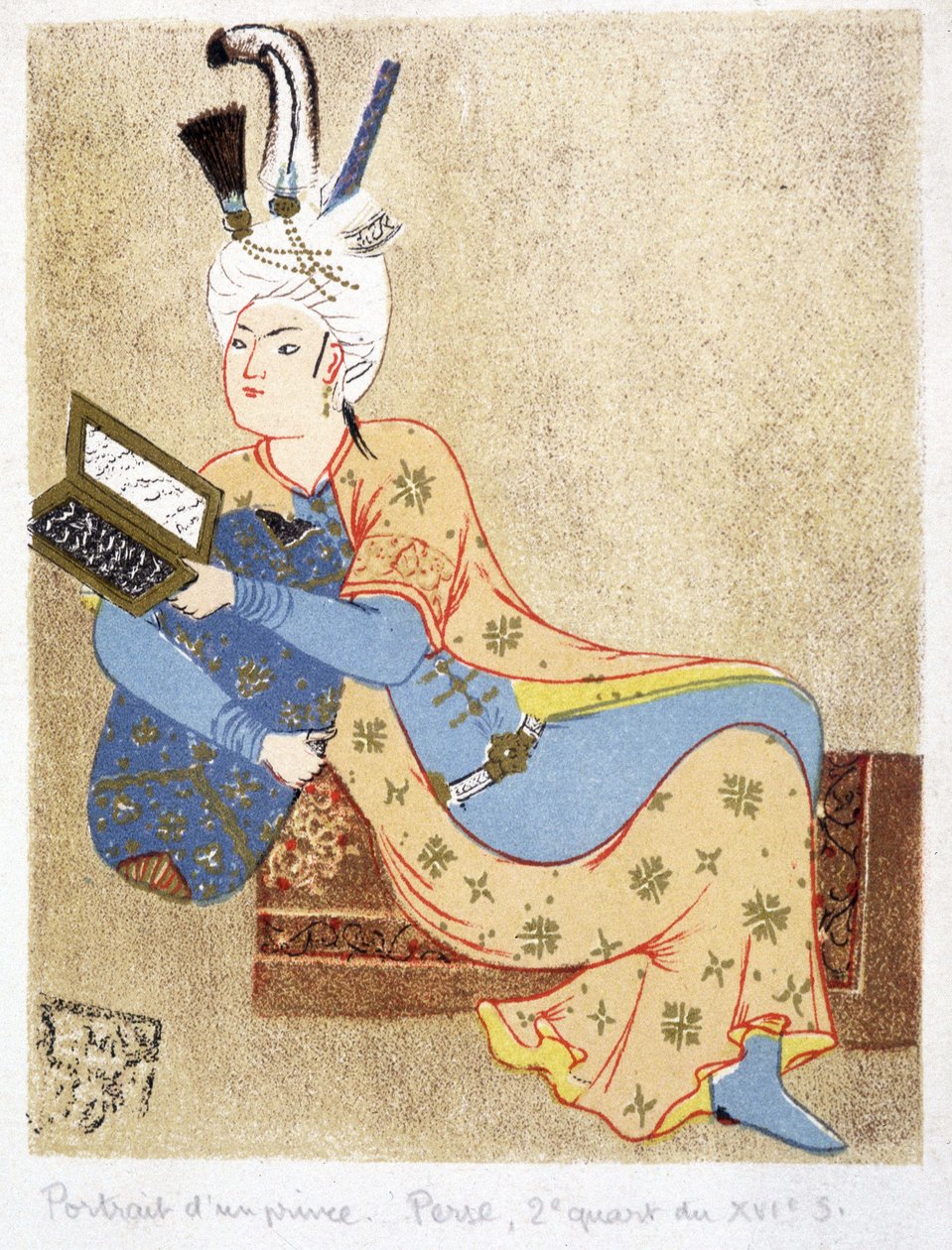 Portrét perského prince Readinga od Unknown artist
