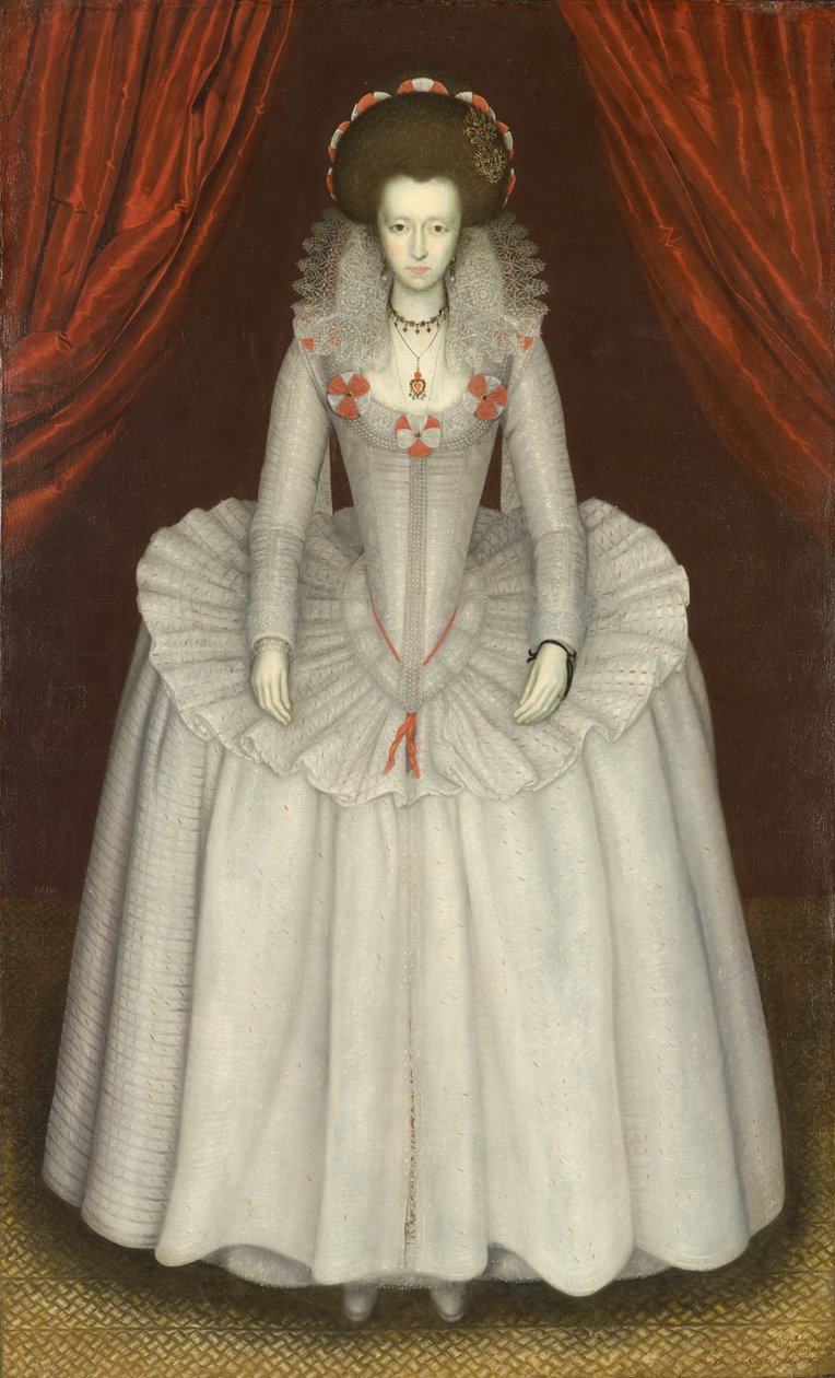 Portrét ženy, pravděpodobně Ann Finch, Lady Twysden (1574-1638) od Unknown artist