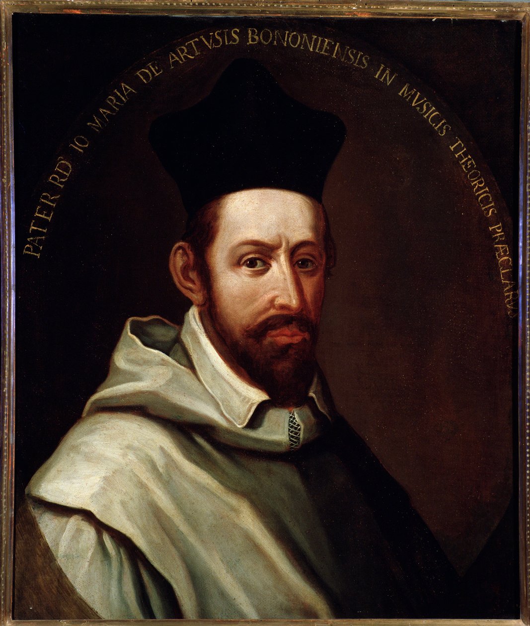Portrét italského skladatele a teoretika Giovanniho Maria Artusiho (asi 1540-1613) Anonymní obraz. 17. století. Bologna, občanské bibliografické muzeum od Unknown artist