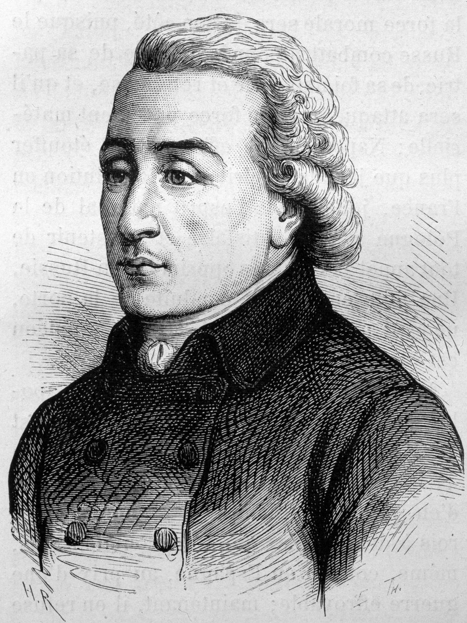 Portrét opata z Pradtu (1759 - 1837). Rytina konce 19. století v „Histoire de France““ od H. Martina. od Unknown artist