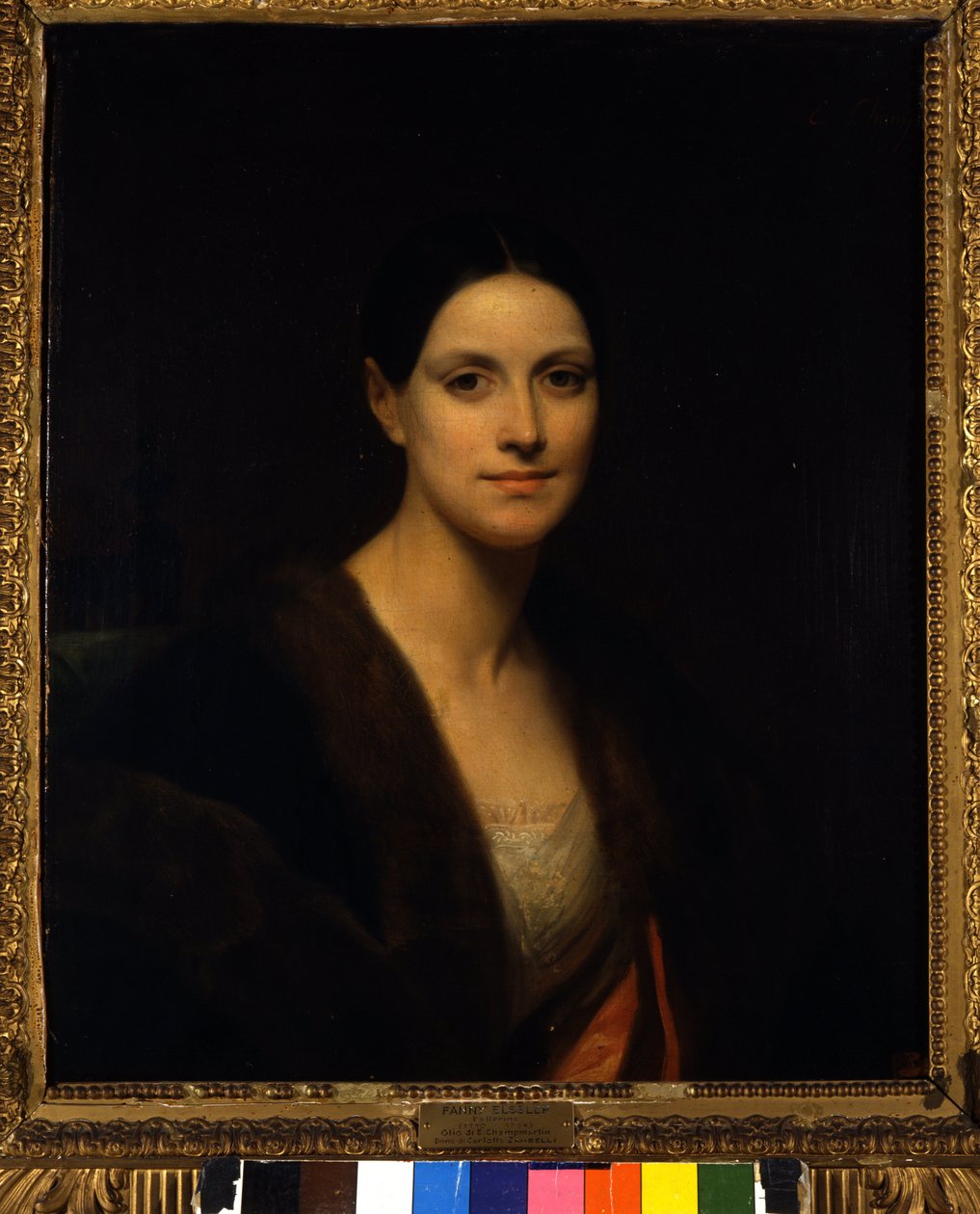 Portrét rakouské tanečnice Fanny Elsslerové (1810-1884) anonymní obraz. 19. století Museo della Scala Milán Itálie od Unknown artist