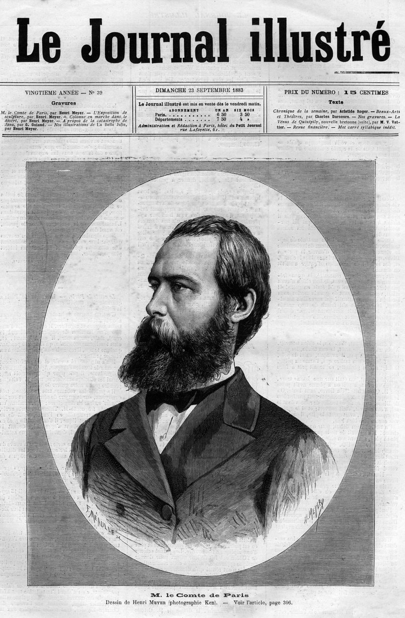Portrét hraběte z Paříže (1838 - 1894) (Louis Philippe d