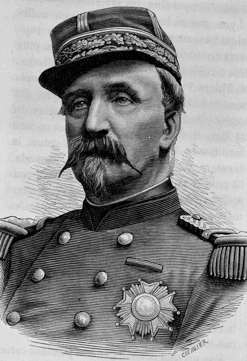 Portrét vévody z Aumale (Charles de Lorraine) (1822 - 1897). Rytina konce 19. století v „Histoire de France““ od H. Martina. od Unknown artist