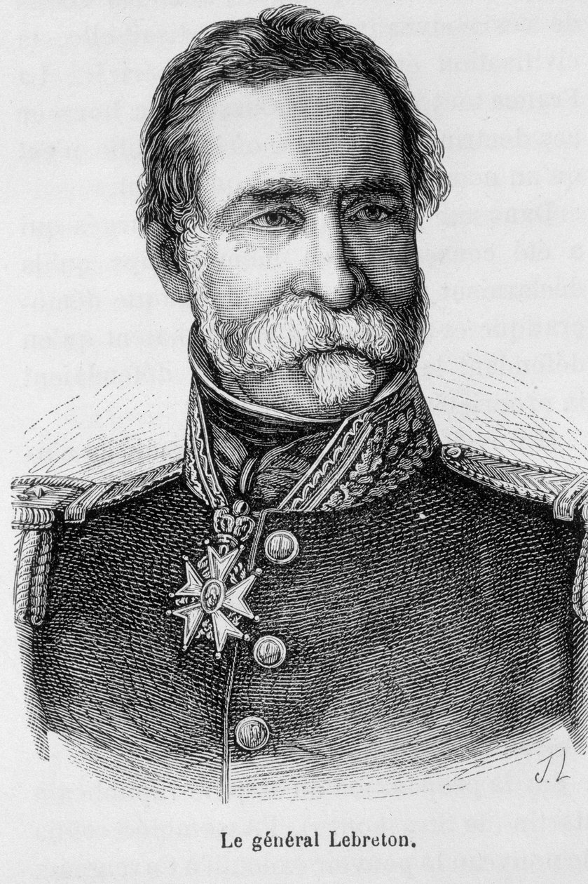 Portrét francouzského generála Lebretona. od Unknown artist