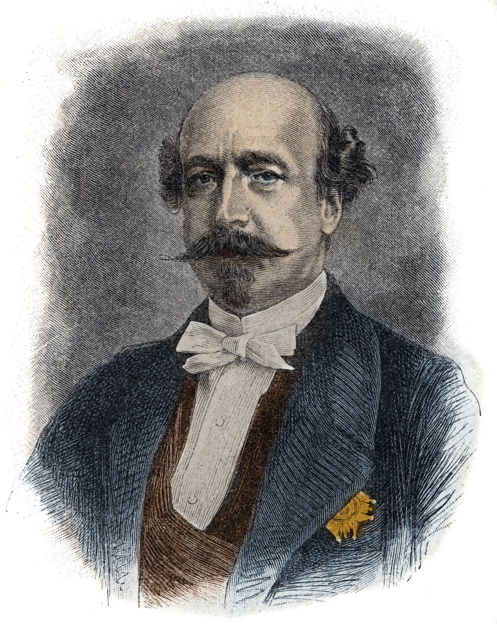 Portrét francouzského finančníka a politika Charlese de Morny dit Comte de Morny (nebo vévoda) (1811-1865), nevlastní bratr Napoleona III. od Unknown artist