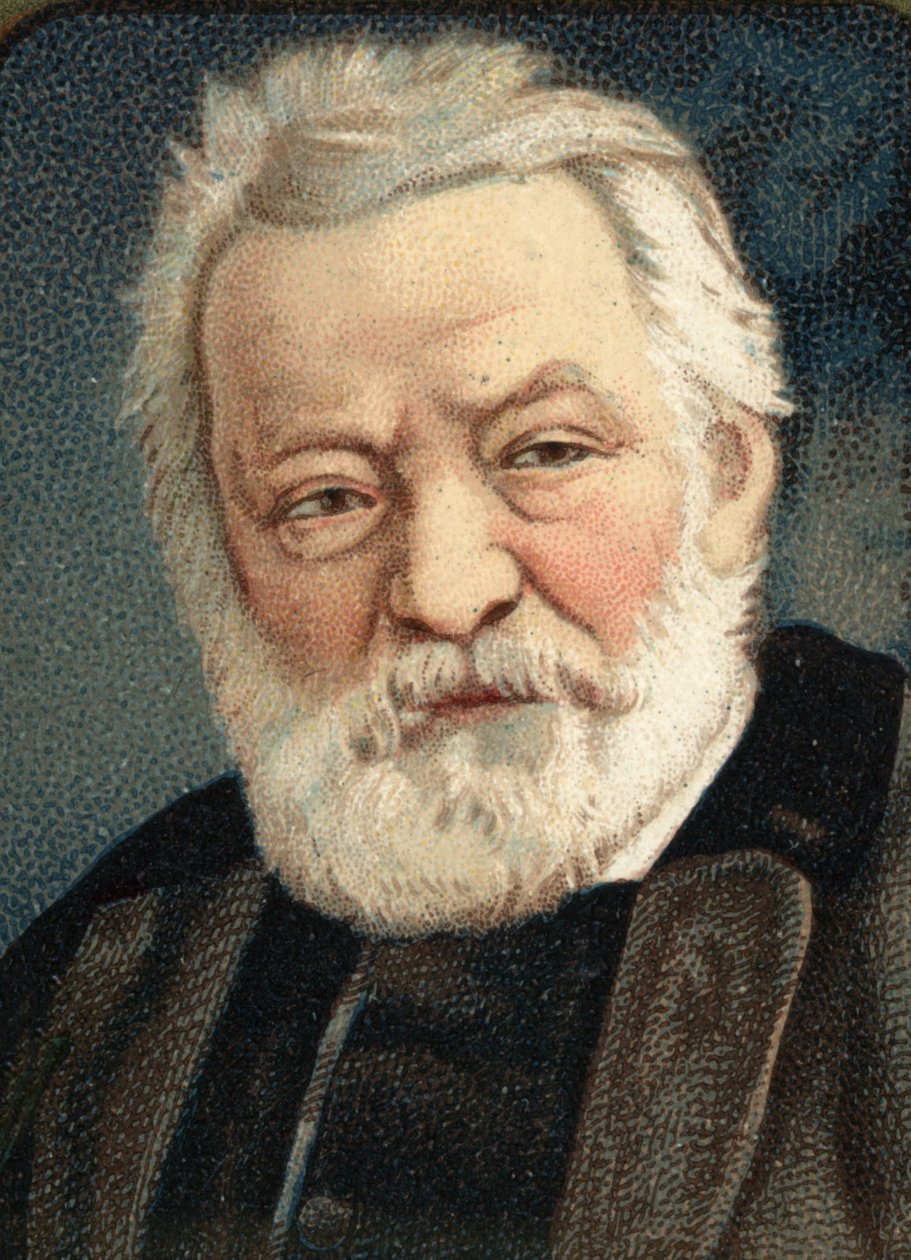 Portrét francouzského spisovatele Victora Huga (1802 - 1885). od Unknown artist