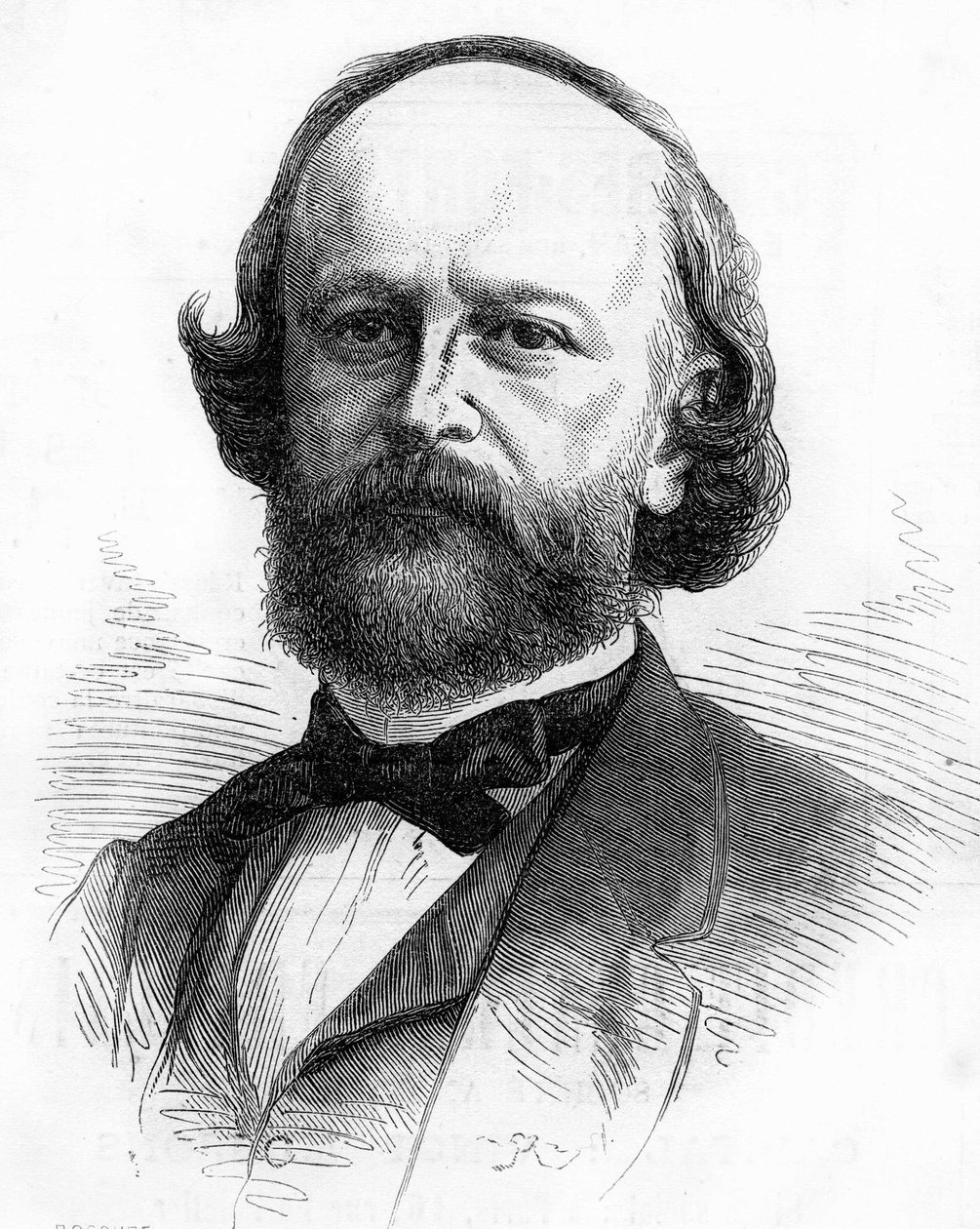 Portrét francouzského spisovatele a literáta Edouarda Fourniera (1819-1880). od Unknown artist