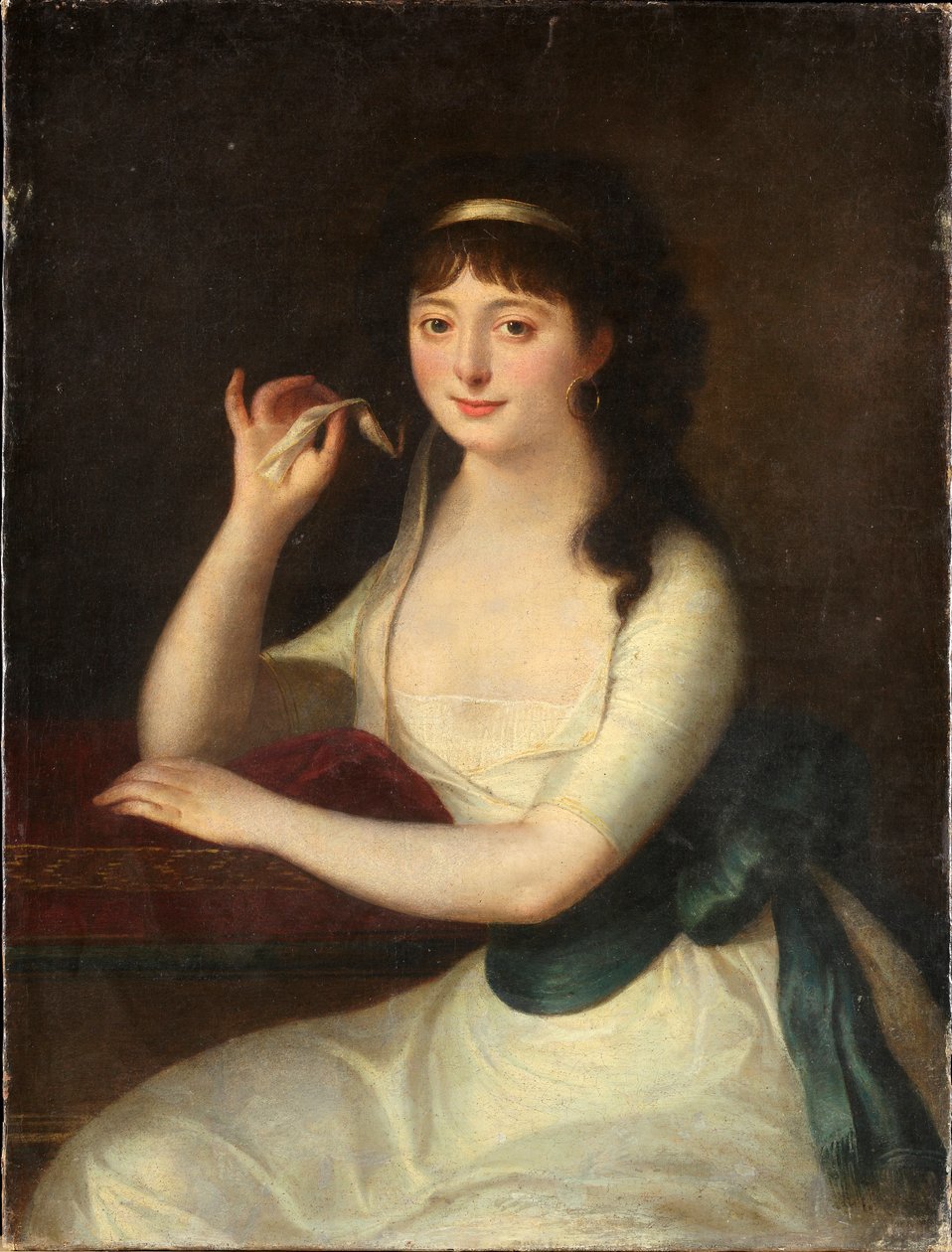 Portrét janovského aristokrata Luigia Pallaviciniho (1772-1841) Markýza a múza básníků Anonymní malířství. 19. století. Genes, Galleria d