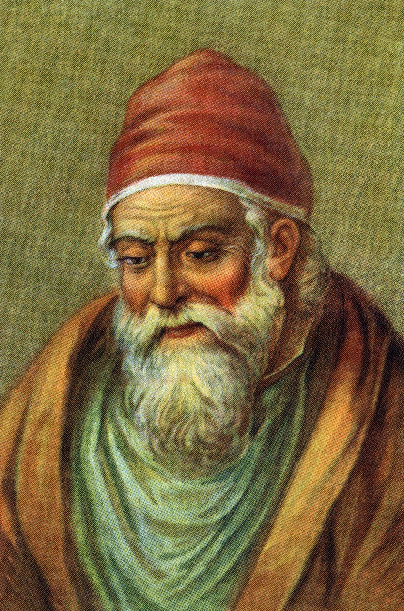 Portrét řeckého matematika Euklida . od Unknown Artist
