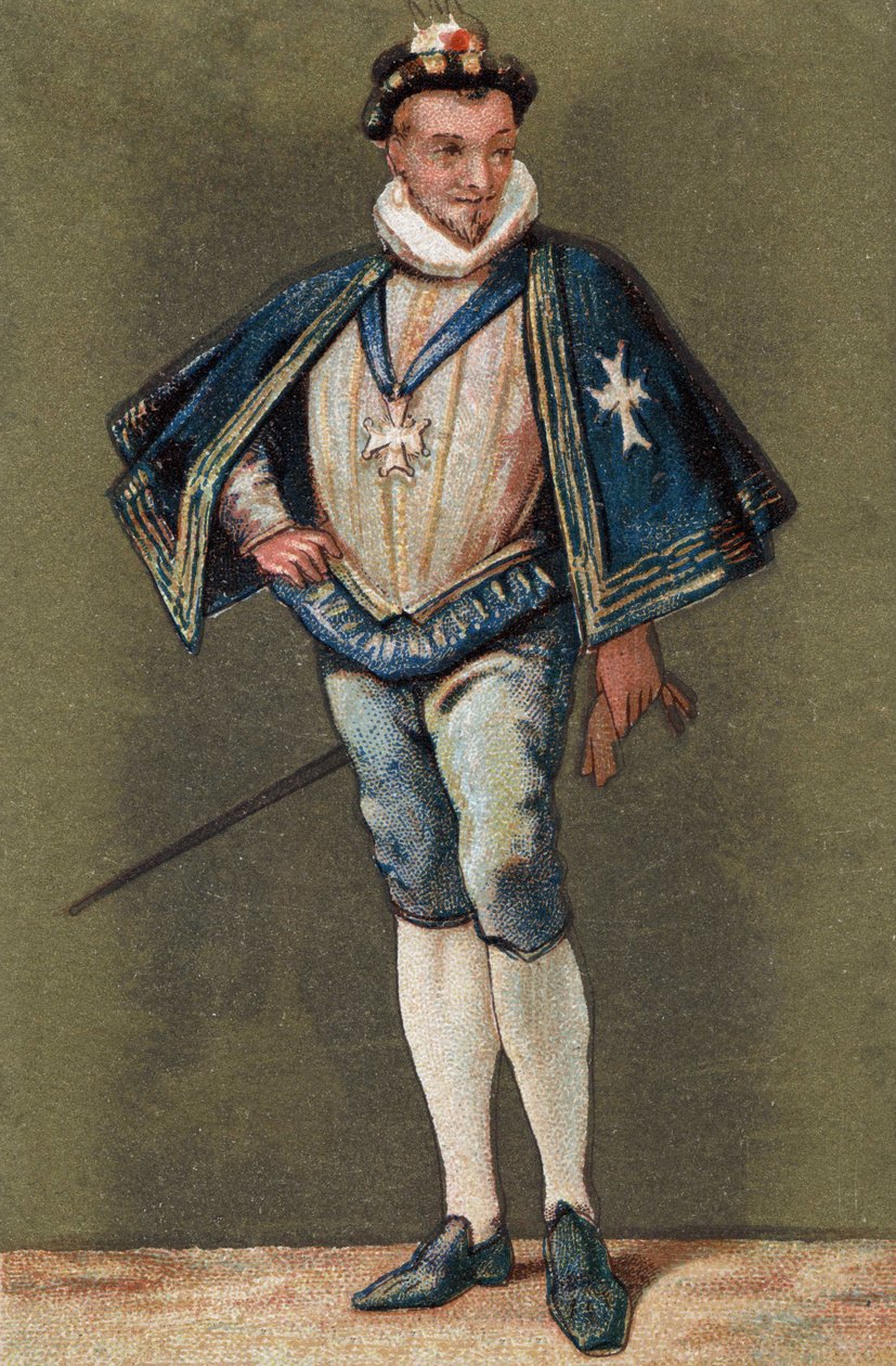 Portrét francouzského krále Jindřicha III. (1551 - 1589). od Unknown artist