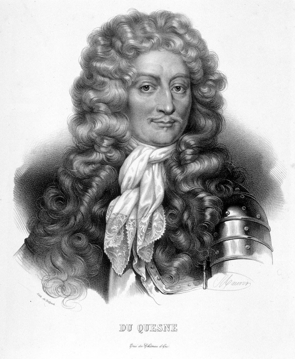 Portrét markýze Abrahama Duquesna, francouzského námořníka (1610-1688) od Unknown artist