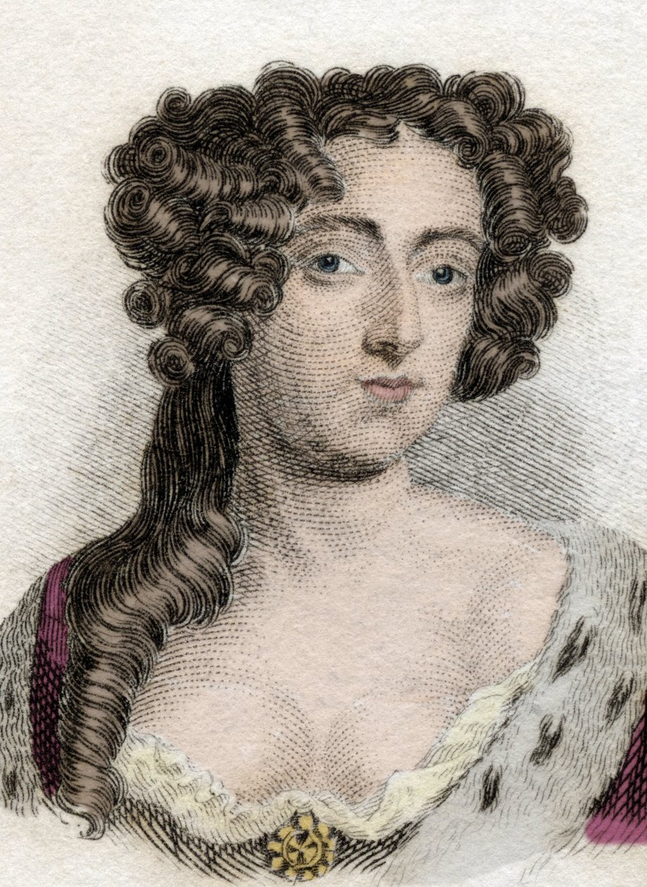 Portrét anglické královny Marie II Stuartovny (1662-1694). od Unknown artist