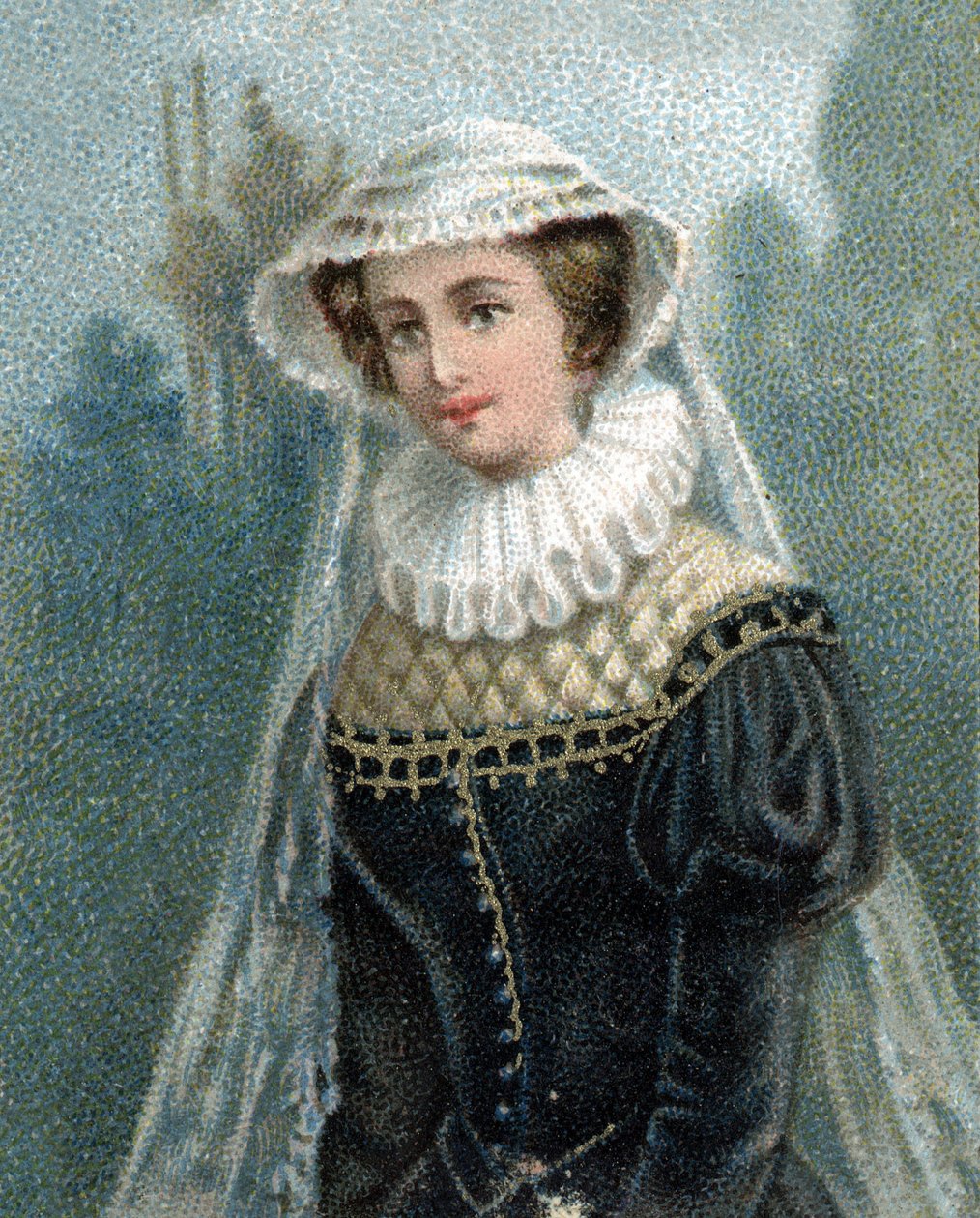 Portrét skotské královny Marie Stuartovny (1542-1587). od Unknown artist