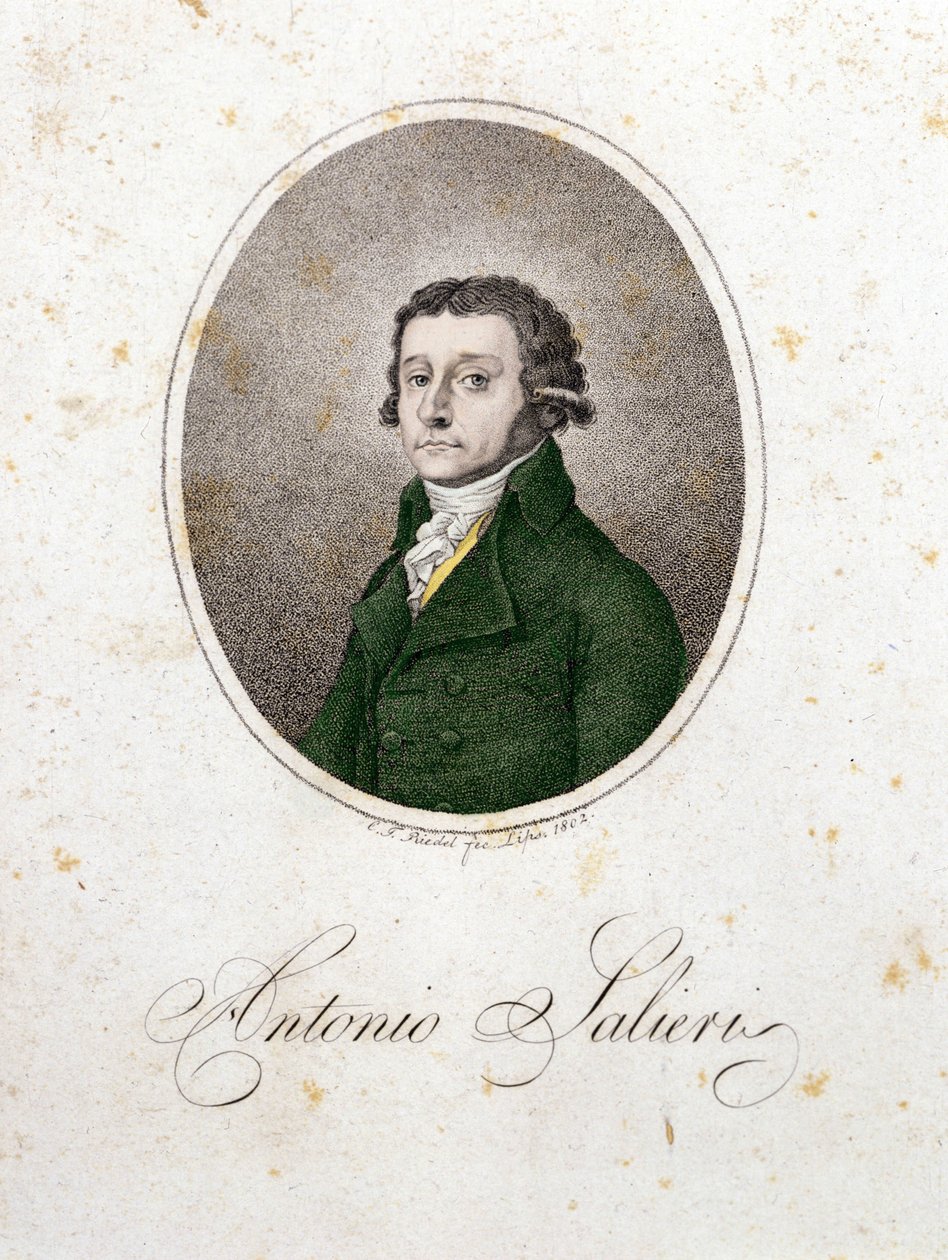 Portrét skladatele Antonia Salieriho (1750 - 1825). od Unknown artist