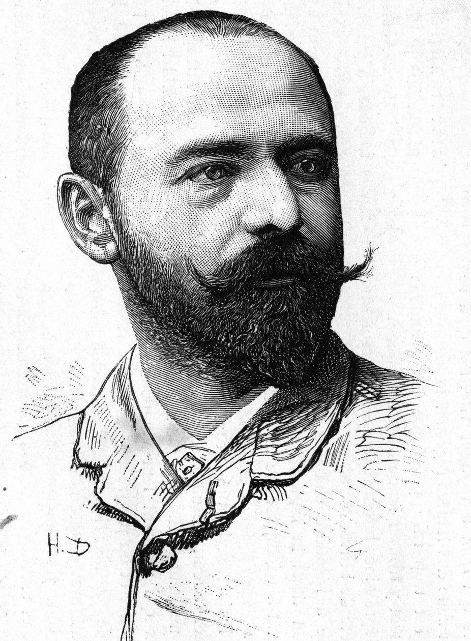 Portrét dramatického autora Alfreda Hennequina (1842-1887). od Unknown artist