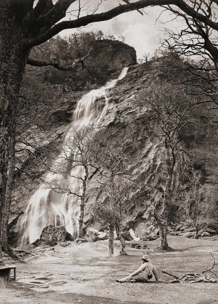 Vodopád Powerscourt, Irsko od Unknown artist