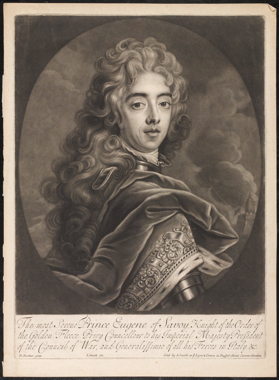 princ Evžen Savojský od Unknown artist