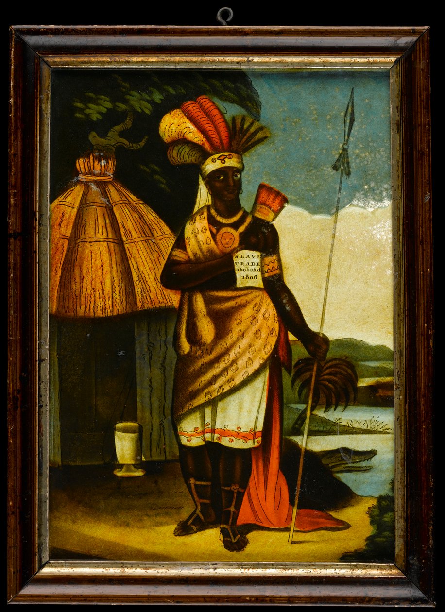 Tisk s názvem "Slave Trade Abolished" (Zrušení obchodu s otroky) 1806 od Unknown Artist