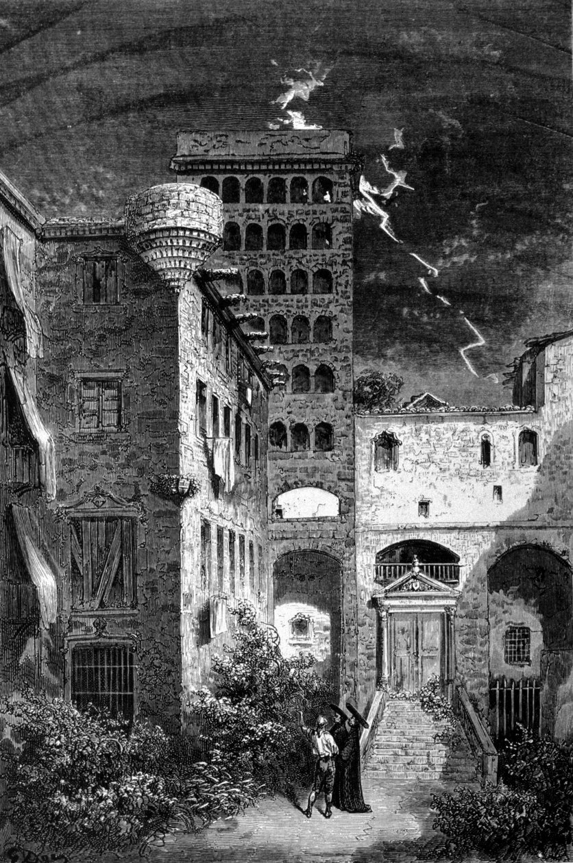Věznice v Barceloně ve Španělsku používané za inkvizice. od Unknown artist