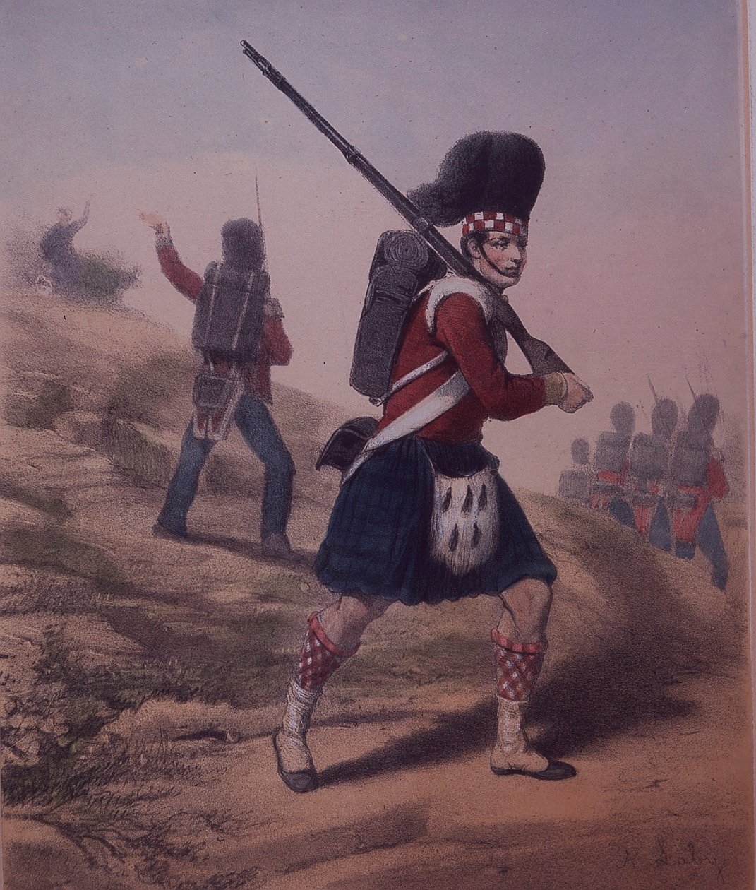 Vojín, 93. Highlanders od Unknown artist
