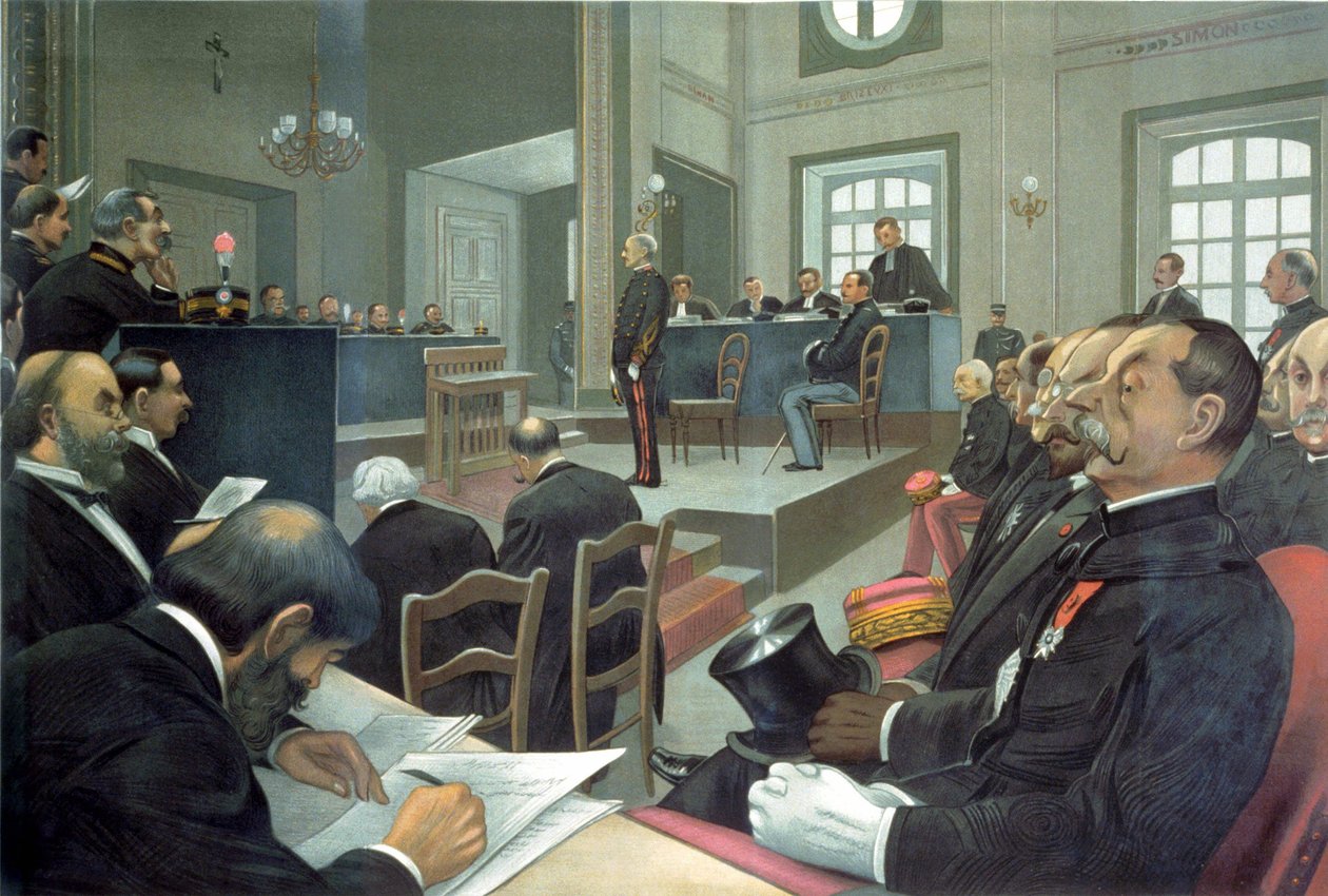 Zkoušky od Dreyfuse po Rennes od Unknown artist