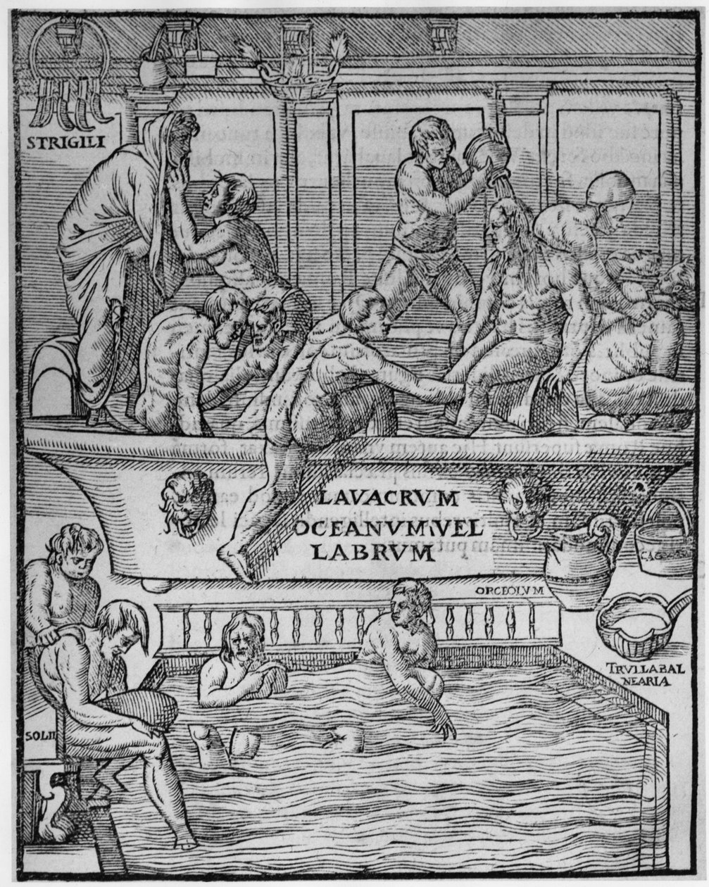 Veřejné lázně - v "Jerome Mercury" od Arte Gymanastica od Unknown artist