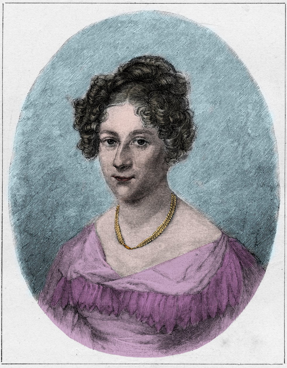 Rahel Varnhagen von Ense, rozená Rahel Levin, zvaná Rahel Robert nebo Robert-Tornow (Robert Tornow) (1771-1833), německý spisovatel z období romantismu od Unknown artist