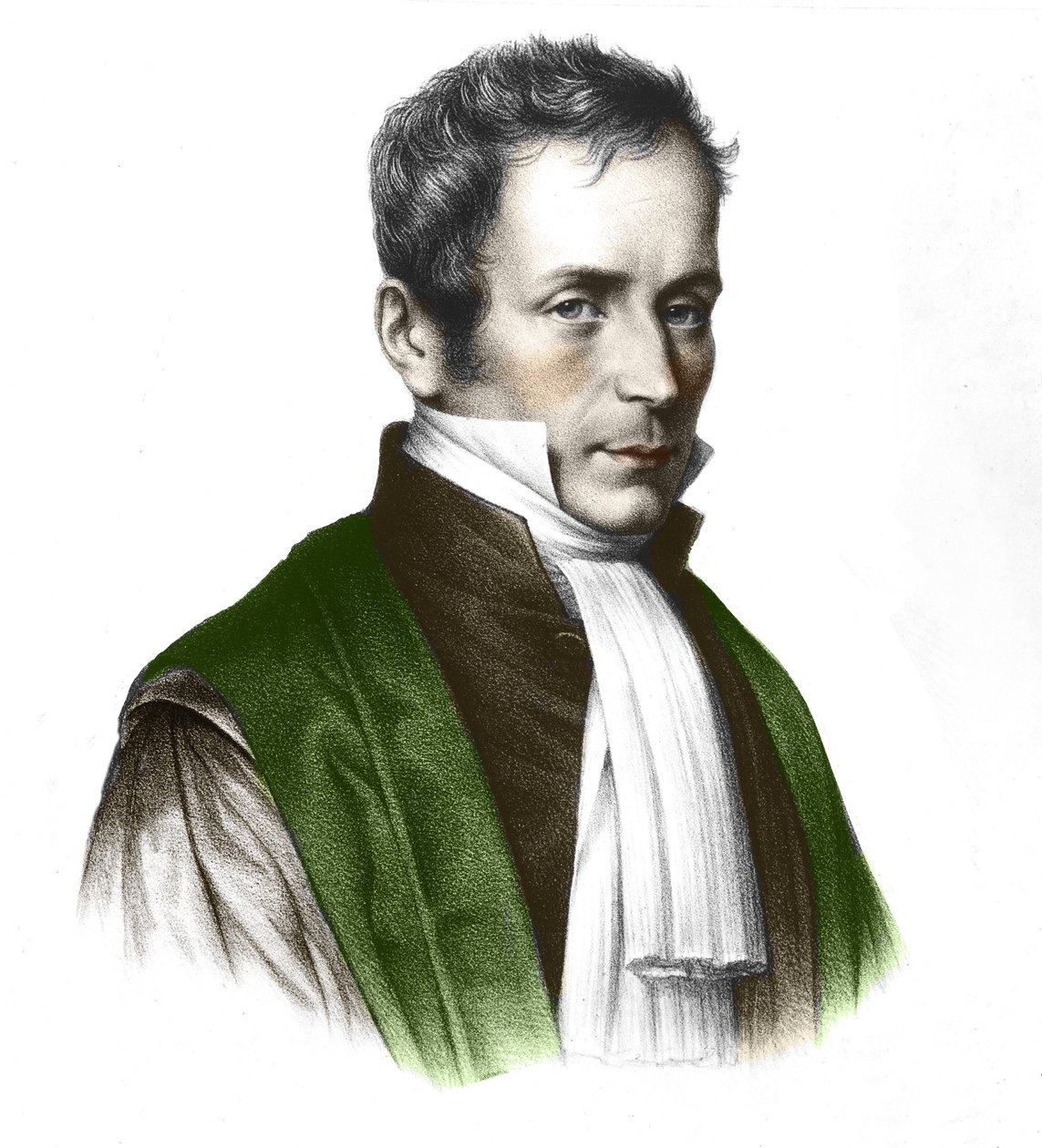 René Théophile Hyacinte Laënnec (1781-1826), francouzský lékař od Unknown artist