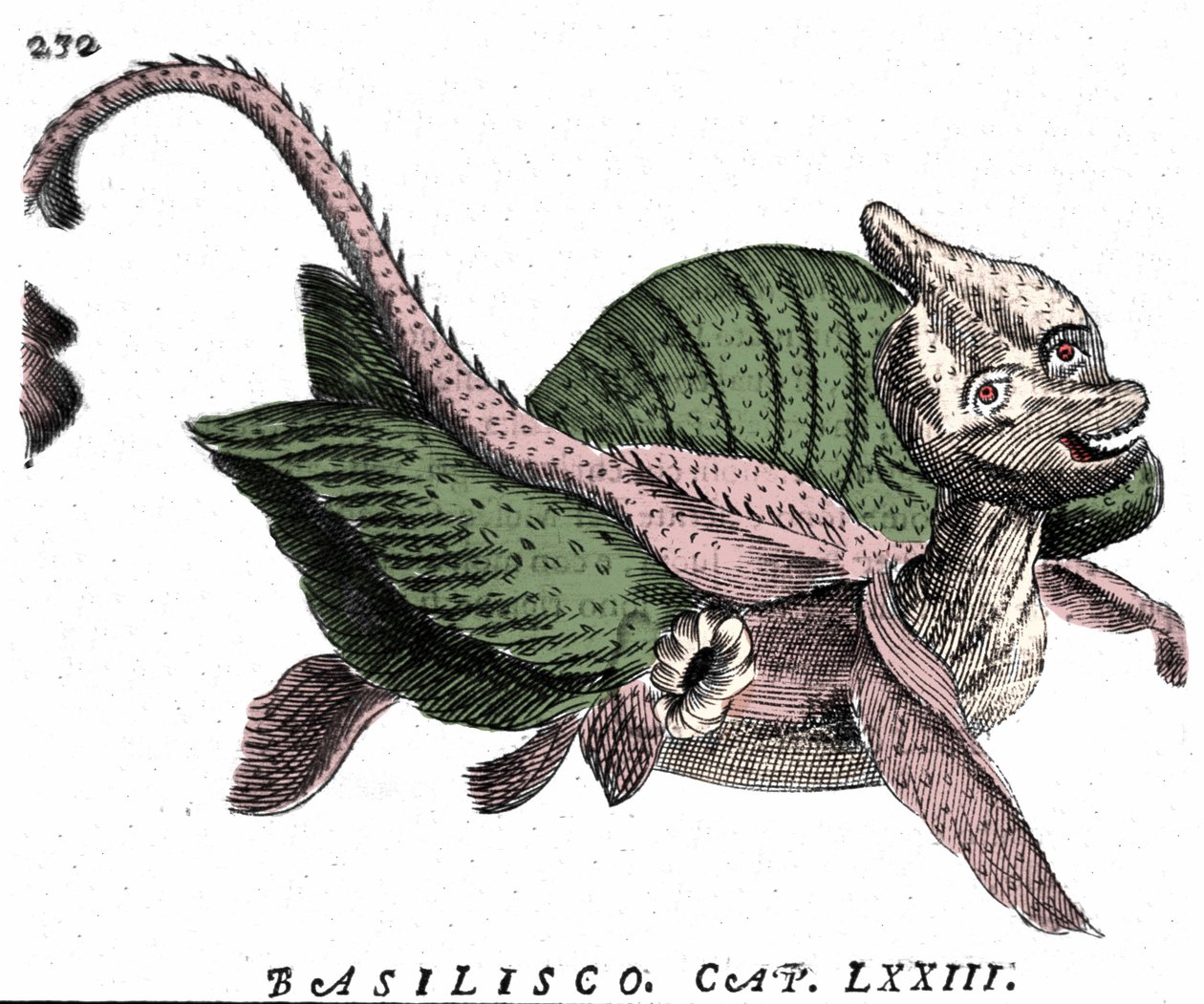 Znázornění Basila, rytina ze 17. století od Unknown artist