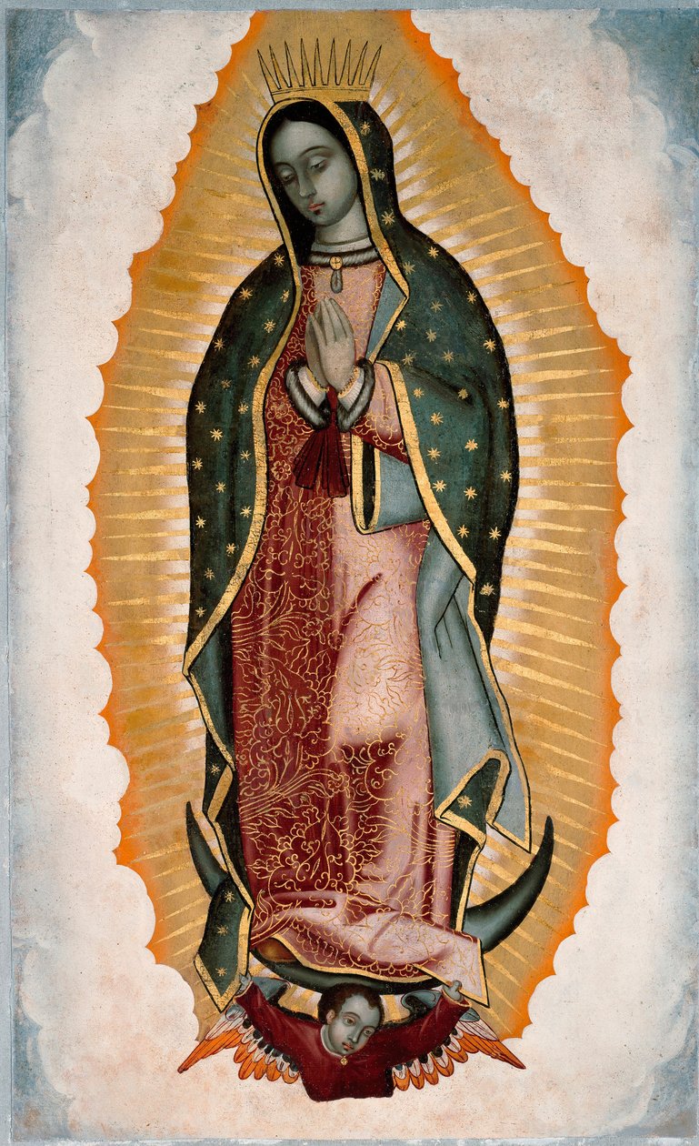 Zastoupení Panny Marie (nebo Panny Marie) Guadalupské od Unknown artist