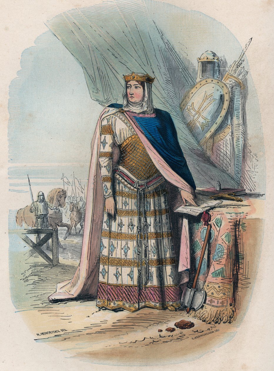Richilde z Arden (nebo Richilde z Provence) (asi 845? 2. června 910, království Dolní Burgundsko) byla druhá choť Karla Plešatého, krále a císaře Franků - Portrét Richilde d
