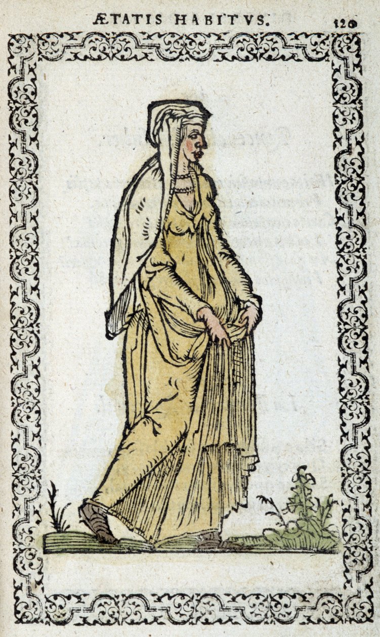 Roman Woman - in “”Habits et effigies”” od Jeana Slupérina od Unknown artist
